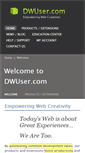 Mobile Screenshot of dwuser.com